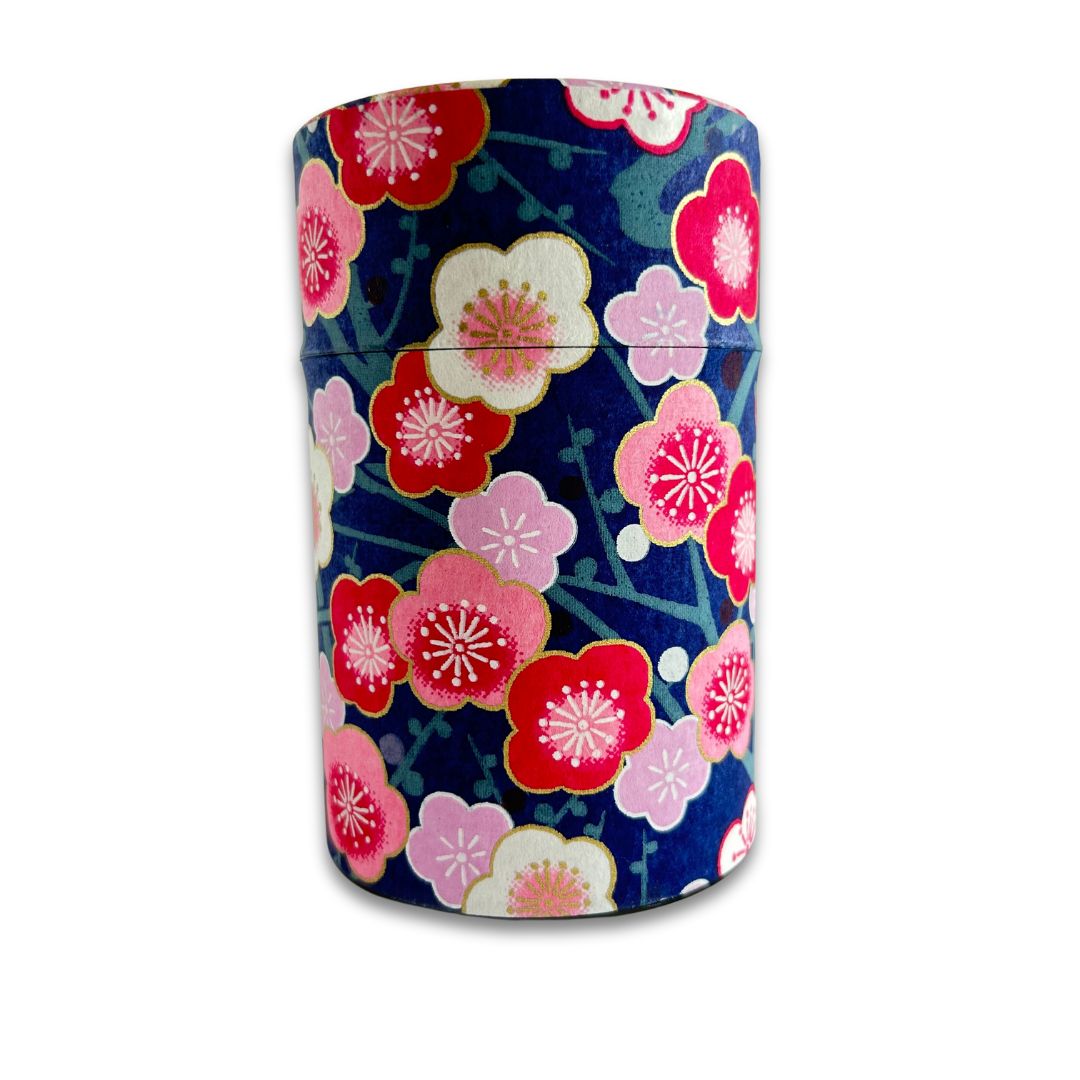 Japans theeblik 100gr blauw ume