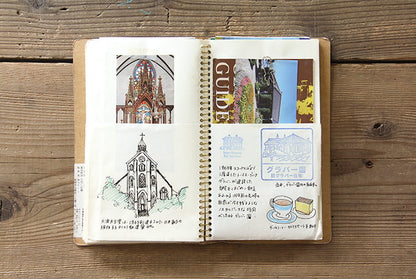 TRC Spiral Ring Notebook A5 Slim Pocket