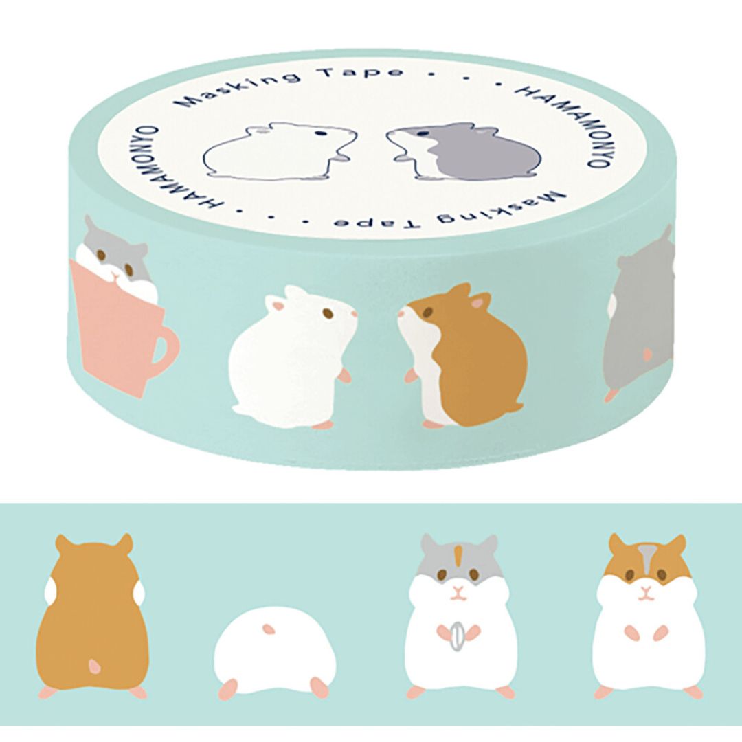 Washi Tape Hamamonyo Hamster 5M