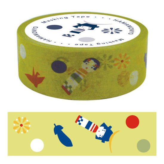 Washi Tape Hamamonyo Kokeshi 5M