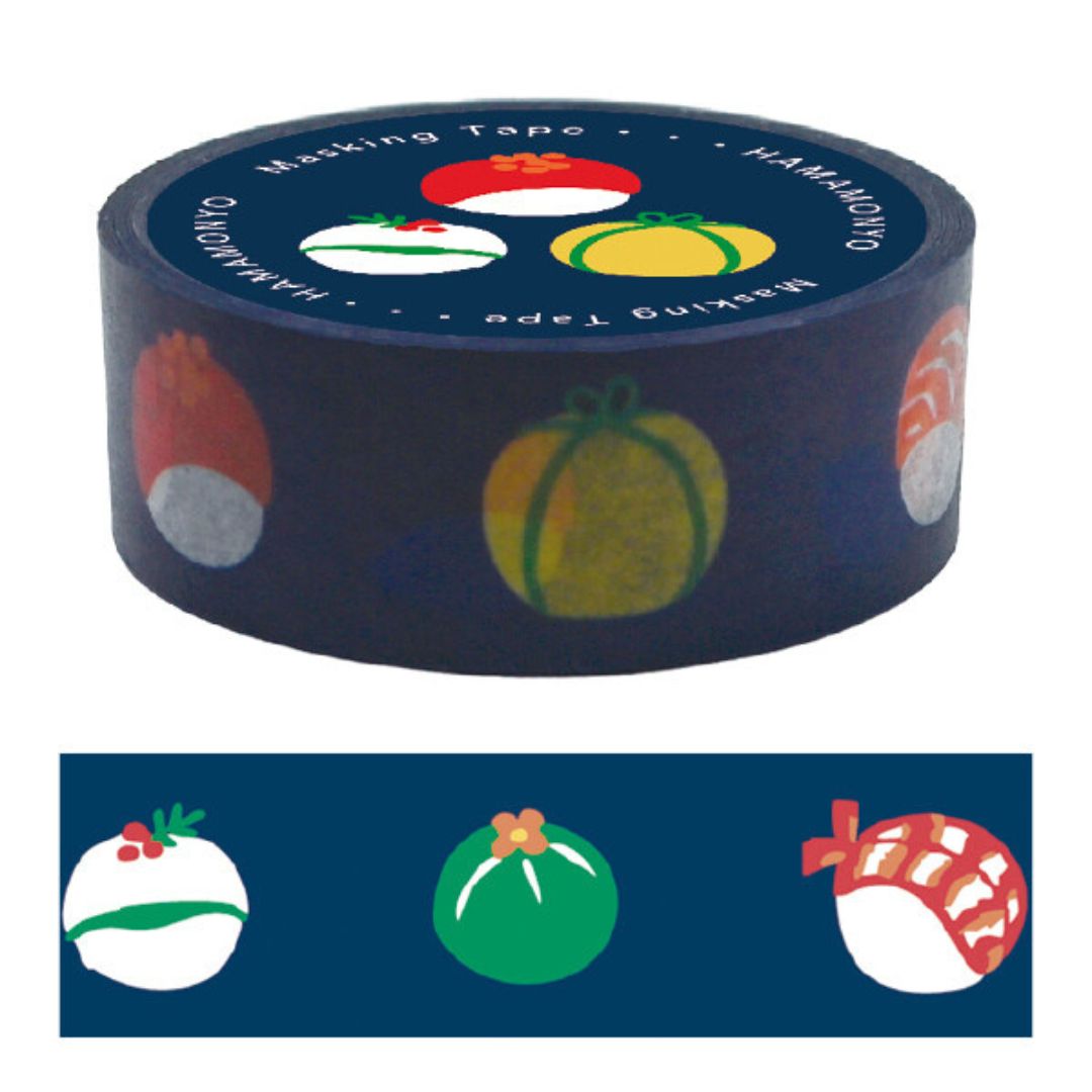 Washi Tape Hamamonyo Temari Sushi
