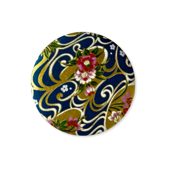 Japanse washi theeblik met traditioneel patroon