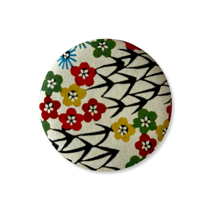 Japanse washi theeblik met traditioneel patroon