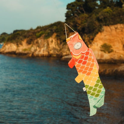 Koinobori karpervlag Rainbow 70cm