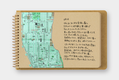 TRC spiral ring notebook A5 slim kraft