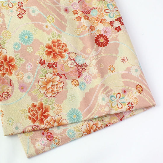 Furoshiki Japanse knoopdoek Kimono Pink 98cm