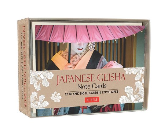 wenskaarten japanse geisha