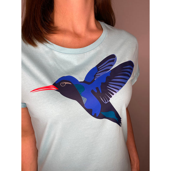 Dames t-shirt korte mouw Hummingbird