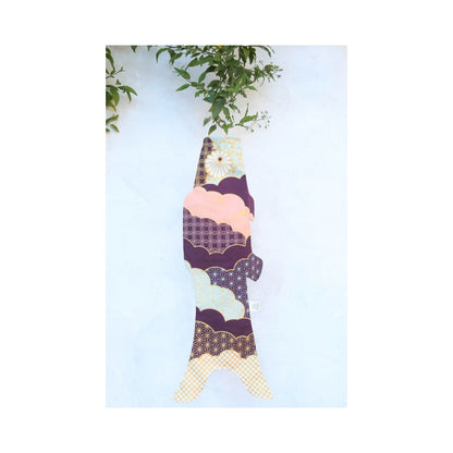 Koinobori karpervlag Chiku Prune 70cm