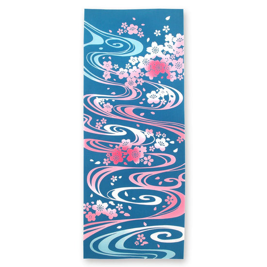 Tenugui Japanse katoenen doek sakura waterval