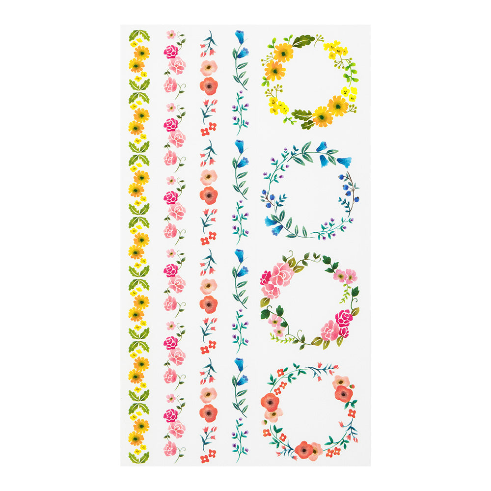 Midori transfer stickers bloemen