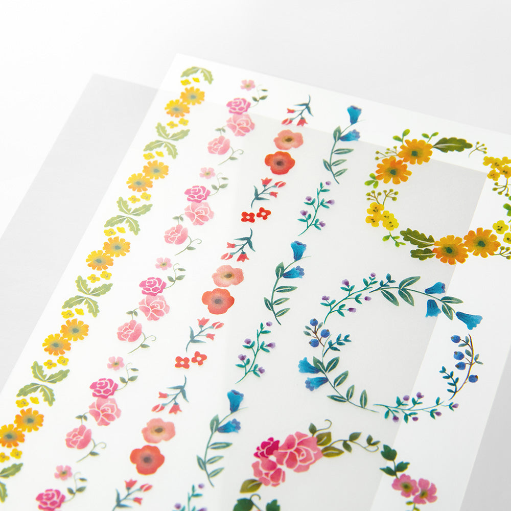 Midori transfer stickers bloemen