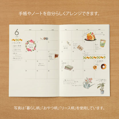 Midori transfer stickers bloemen